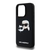 Karl Lagerfeld KLHMP15LSKCHPPLK iPhone 15 Pro 6.1 czarny/black hardcase Silicone Karl & Choupette MagSafe